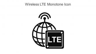 Wireless LTE Monotone Icon In Powerpoint Pptx Png And Editable Eps Format