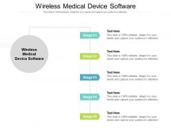 Wireless medical device software ppt powerpoint presentation infographics tips cpb