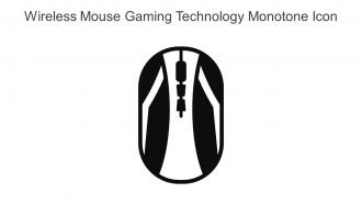 Wireless Mouse Gaming Technology Monotone Icon In Powerpoint Pptx Png And Editable Eps Format