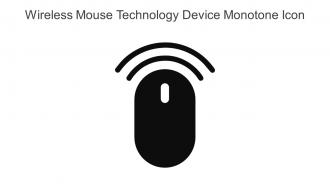 Wireless Mouse Technology Device Monotone Icon In Powerpoint Pptx Png And Editable Eps Format