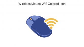 Wireless Mouse Wifi Colored Icon In Powerpoint Pptx Png And Editable Eps Format