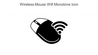 Wireless Mouse Wifi Monotone Icon In Powerpoint Pptx Png And Editable Eps Format