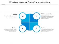 Wireless network data communications ppt powerpoint presentation layouts pictures cpb