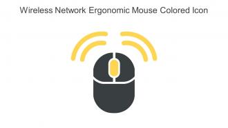 Wireless Network Ergonomic Mouse Colored Icon In Powerpoint Pptx Png And Editable Eps Format