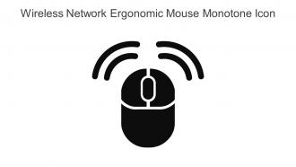 Wireless Network Ergonomic Mouse Monotone Icon In Powerpoint Pptx Png And Editable Eps Format