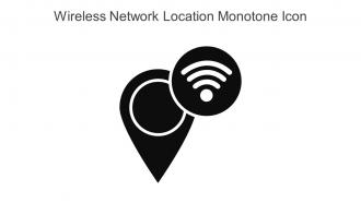 Wireless Network Location Monotone Icon In Powerpoint Pptx Png And Editable Eps Format
