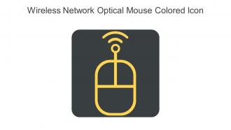 Wireless Network Optical Mouse Colored Icon In Powerpoint Pptx Png And Editable Eps Format