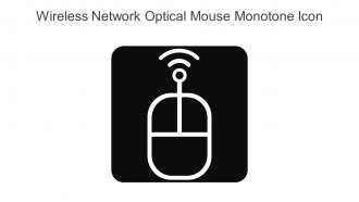 Wireless Network Optical Mouse Monotone Icon In Powerpoint Pptx Png And Editable Eps Format