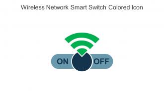 Wireless Network Smart Switch Colored Icon In Powerpoint Pptx Png And Editable Eps Format