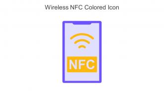 Wireless NFC Colored Icon In Powerpoint Pptx Png And Editable Eps Format