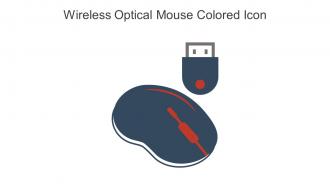 Wireless Optical Mouse Colored Icon In Powerpoint Pptx Png And Editable Eps Format