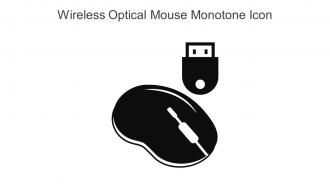Wireless Optical Mouse Monotone Icon In Powerpoint Pptx Png And Editable Eps Format