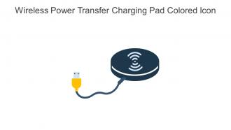 Wireless Power Transfer Charging Pad Colored Icon In Powerpoint Pptx Png And Editable Eps Format
