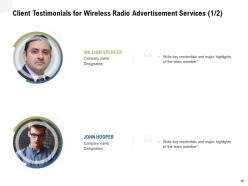 Wireless Radio Advertisement Proposal Powerpoint Presentation Slides