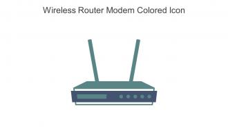 Wireless Router Modem Colored Icon In Powerpoint Pptx Png And Editable Eps Format