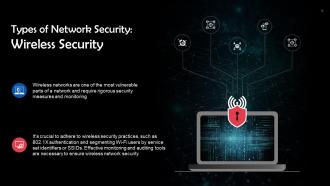 Wireless Security For Network Security Training Ppt