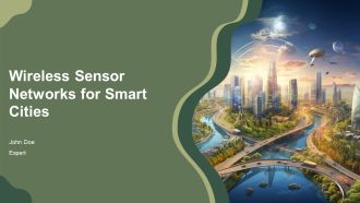 Wireless Sensor Networks For Smart Cities PPT Template AT