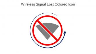 Wireless Signal Lost Colored Icon In Powerpoint Pptx Png And Editable Eps Format