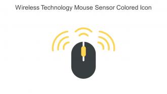 Wireless Technology Mouse Sensor Colored Icon In Powerpoint Pptx Png And Editable Eps Format