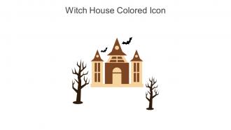Witch House Colored Icon In Powerpoint Pptx Png And Editable Eps Format