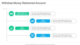 Withdraw Money Retirement Account In Powerpoint And Google Slides Cpb