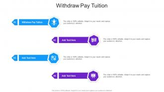 Withdraw Pay Tuition In Powerpoint And Google Slides Cpb