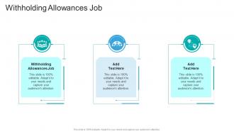 Withholding Allowances Job In Powerpoint And Google Slides Cpb