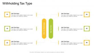 Withholding Tax Type In Powerpoint And Google Slides Cpb