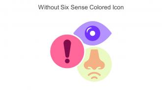 Without Six Sense Colored Icon In Powerpoint Pptx Png And Editable Eps Format
