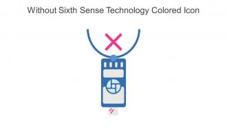 Without Sixth Sense Technology Colored Icon In Powerpoint Pptx Png And Editable Eps Format