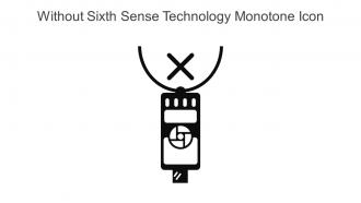 Without Sixth Sense Technology Monotone Icon In Powerpoint Pptx Png And Editable Eps Format