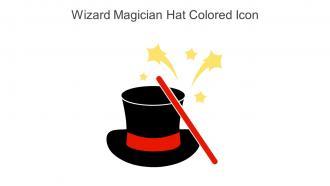 Wizard Magician Hat Colored Icon In Powerpoint Pptx Png And Editable Eps Format