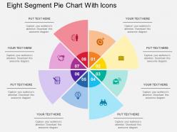 Wl eight segment pie chart with icons flat powerpoint design
