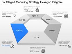 Wl six staged marketing strategy hexagon diagram powerpoint template