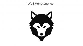 Wolf Monotone Icon In Powerpoint Pptx Png And Editable Eps Format