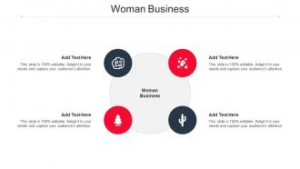 Woman Business Ppt Powerpoint Presentation Icon Tips Cpb