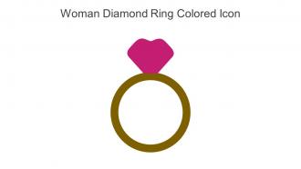 Woman Diamond Ring Colored Icon In Powerpoint Pptx Png And Editable Eps Format