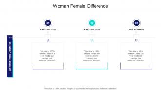 Woman Female Difference In Powerpoint And Google Slides Cpb