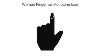 Woman Fingernail Monotone Icon In Powerpoint Pptx Png And Editable Eps Format