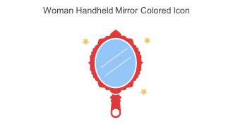 Woman Handheld Mirror Colored Icon In Powerpoint Pptx Png And Editable Eps Format