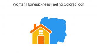 Woman Homesickness Feeling Colored Icon In Powerpoint Pptx Png And Editable Eps Format