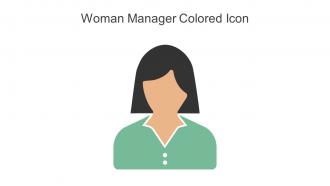 Woman Manager Colored Icon In Powerpoint Pptx Png And Editable Eps Format