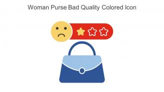 Woman Purse Bad Quality Colored Icon In Powerpoint Pptx Png And Editable Eps Format