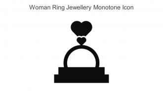 Woman Ring Jewellery Monotone Icon In Powerpoint Pptx Png And Editable Eps Format