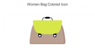 Women Bag Colored Icon In Powerpoint Pptx Png And Editable Eps Format