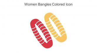 Women Bangles Colored Icon In Powerpoint Pptx Png And Editable Eps Format