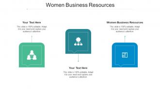 Women Business Resources Ppt Powerpoint Presentation Pictures Show Cpb