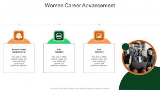 Women Career Advancement In Powerpoint And Google Slides Cpb
