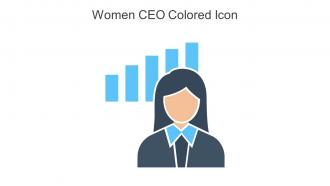 Women CEO Colored Icon In Powerpoint Pptx Png And Editable Eps Format
