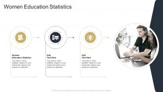 Women Education Statistics In Powerpoint And Google Slides Cpb